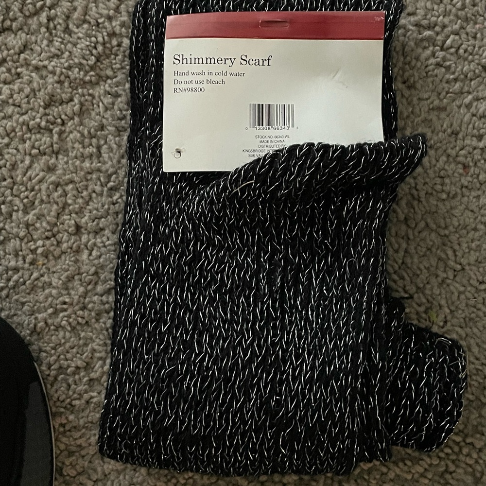 Shimmery scarf